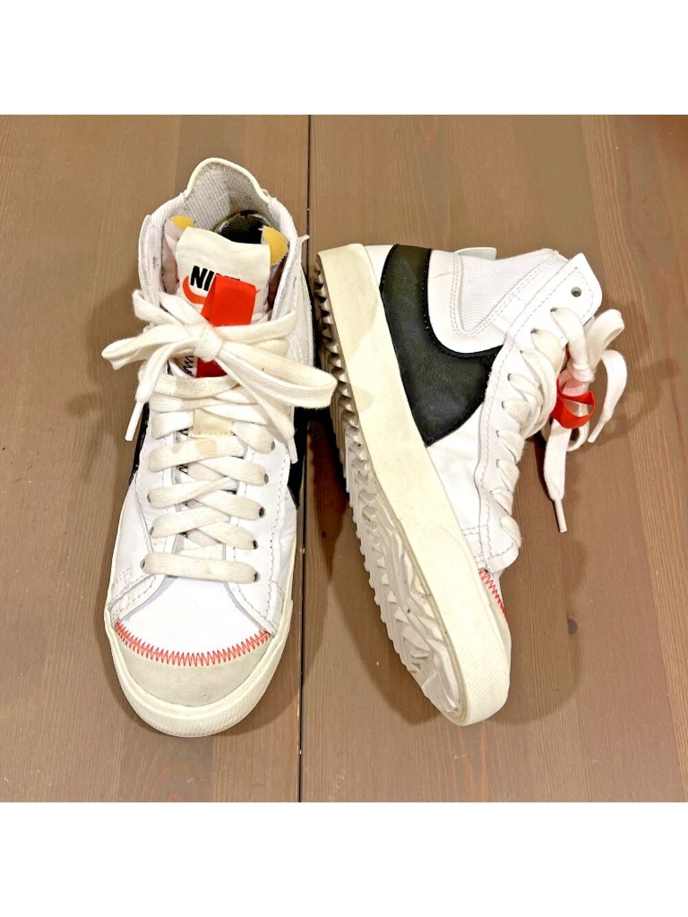 Nike Blazer Mid 77 Jumbo White Black DD3111-100 Mens Size 11 Sneakers Shoes